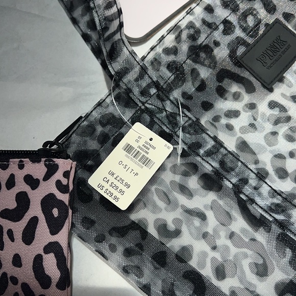 Victoria’s Secret 2pcs Beach Clear Mash Bag Set - Picture 5 of 12